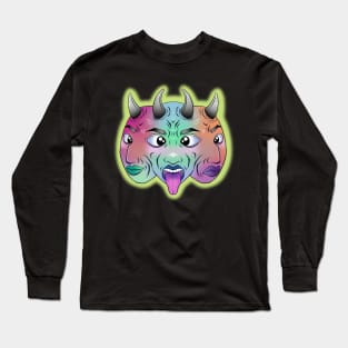 Triple Threat Mask Long Sleeve T-Shirt